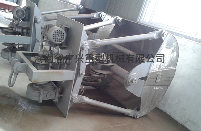 電動蝸輪式不銹鋼抓斗1
